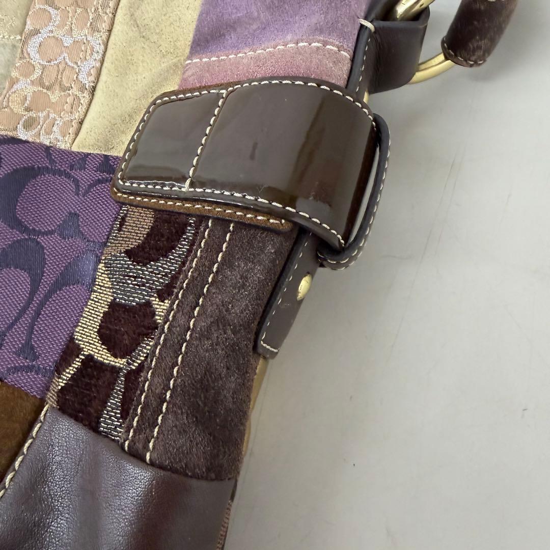 パッチワークショルダーバッグ　コーチ　coach