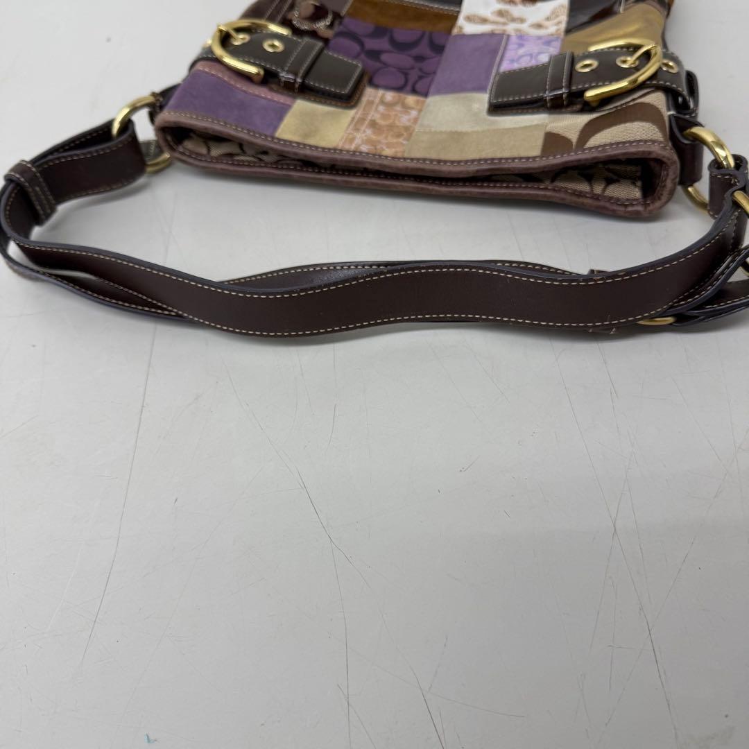 パッチワークショルダーバッグ　コーチ　coach