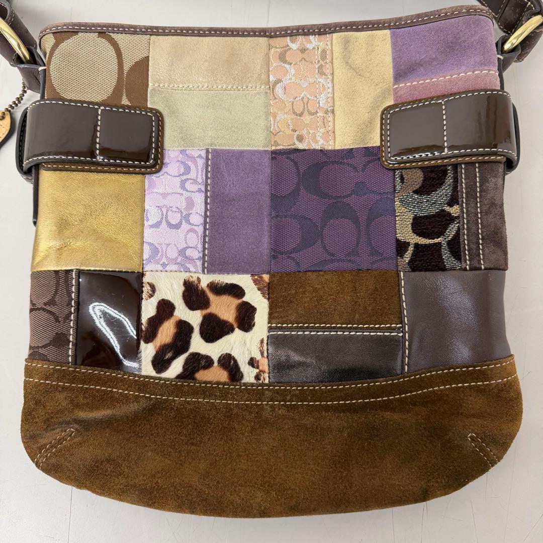 パッチワークショルダーバッグ　コーチ　coach