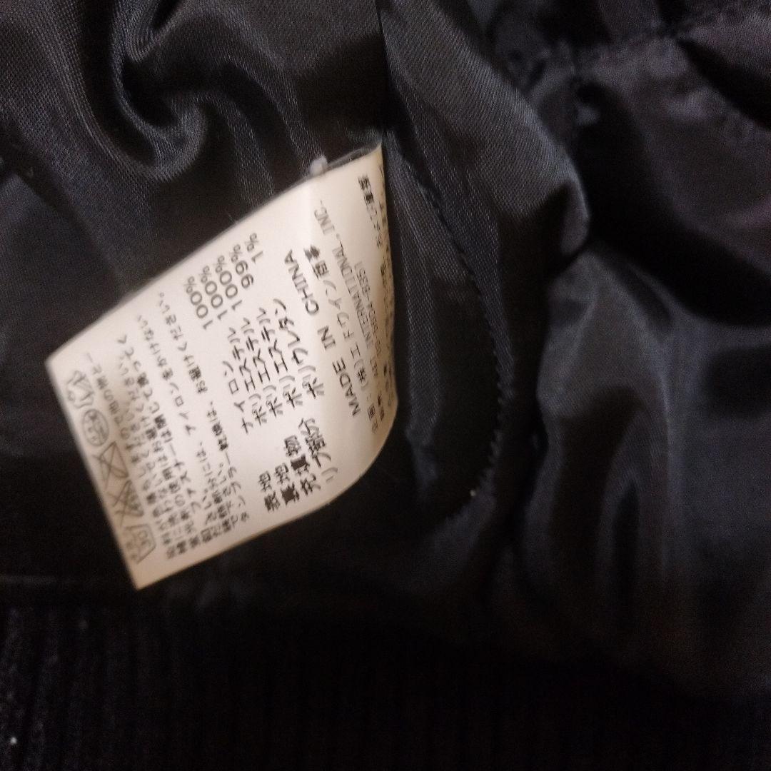 ALPHA INDUSTRIES ブラック　リブジャケット　M　フード付