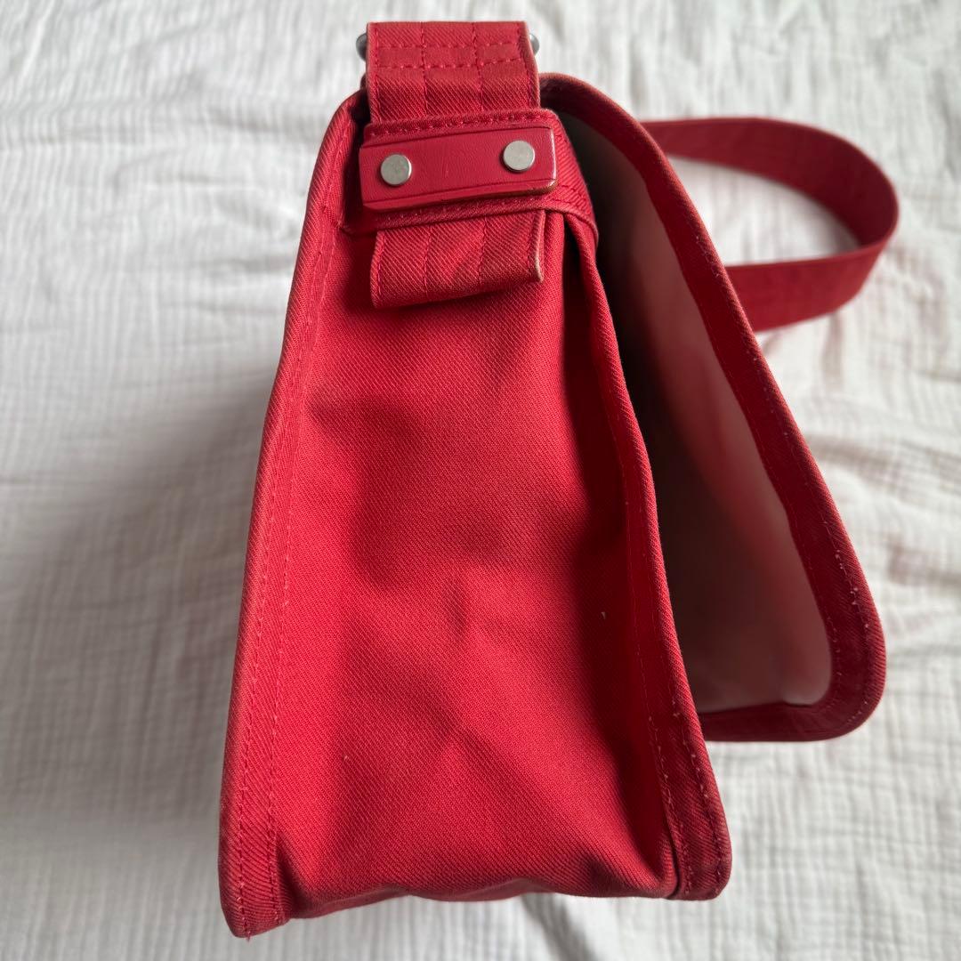 美品☆PORTER GIRL ポーター ショルダーバック 肩掛け 赤 ネイキッド