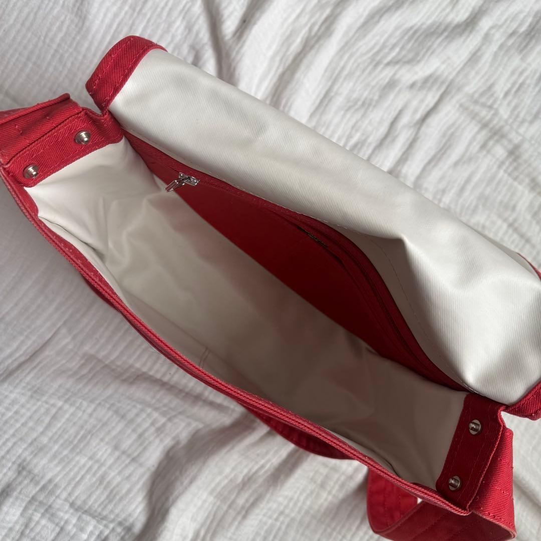 美品☆PORTER GIRL ポーター ショルダーバック 肩掛け 赤 ネイキッド