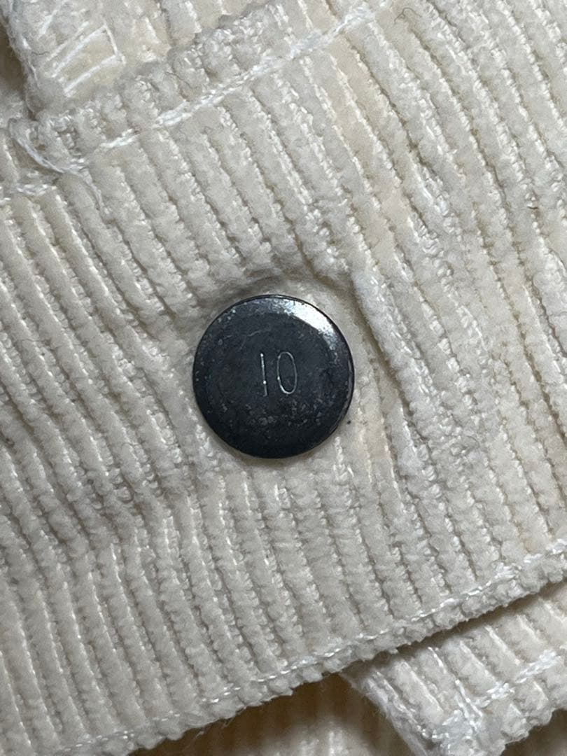 80s USA製 Levi's 646 コーデュロイパンツ 42TALON 白