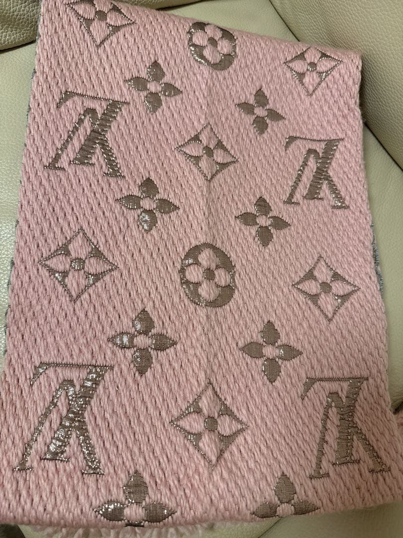 ルイヴィトンマフラー/ピンク