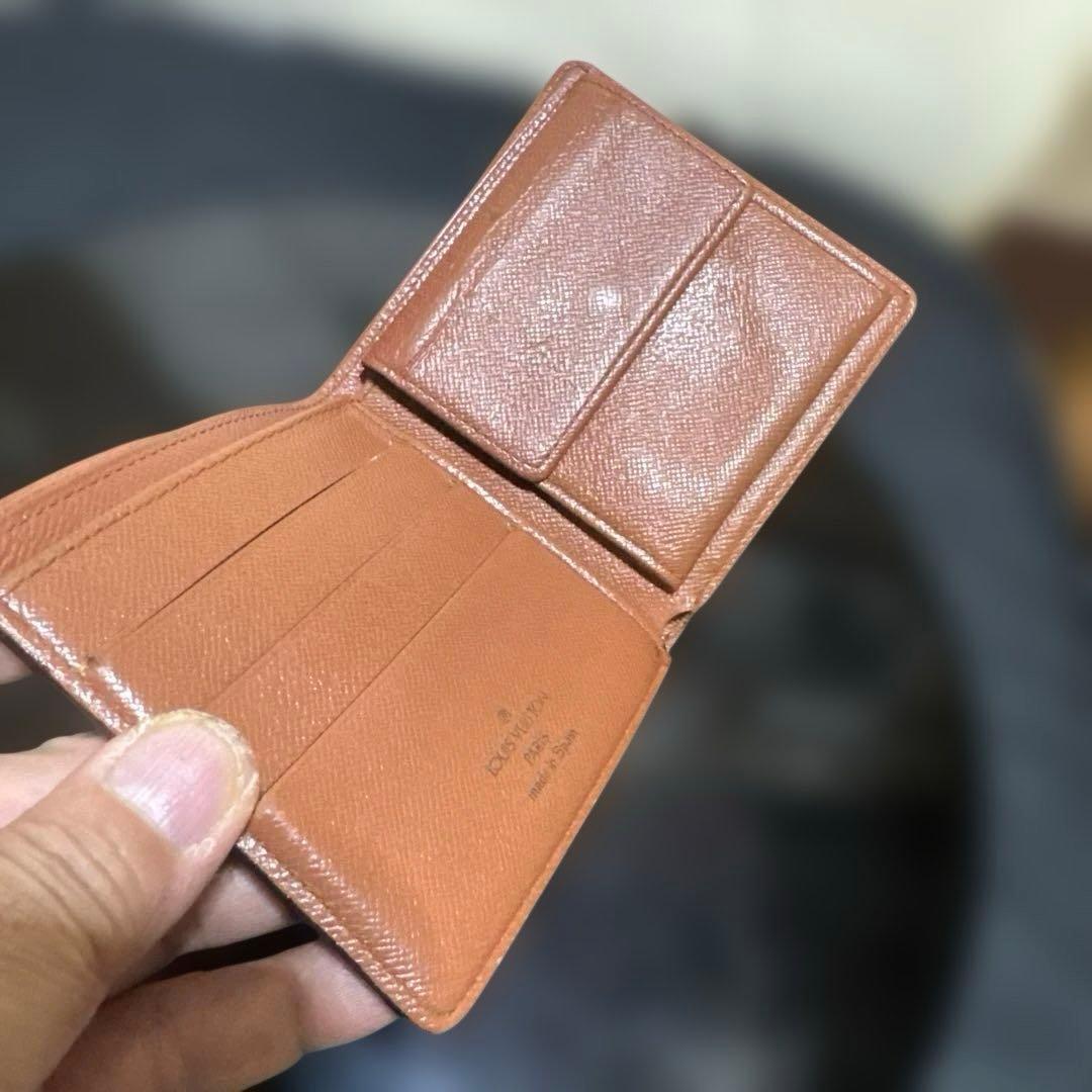 ⑩☆優良品☆ モノグラム♪マルコ☆2つ折り財布★ポケットあり