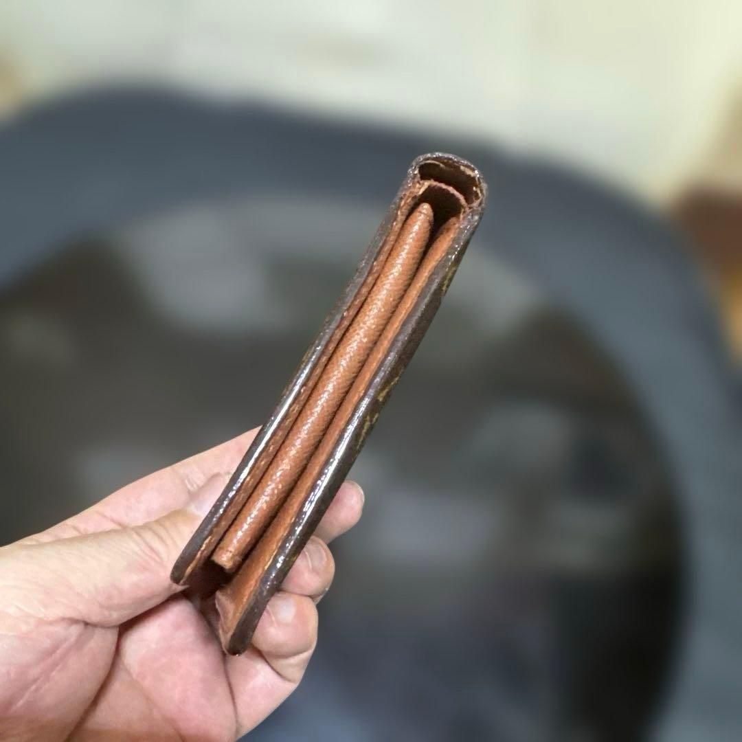 ⑩☆優良品☆ モノグラム♪マルコ☆2つ折り財布★ポケットあり