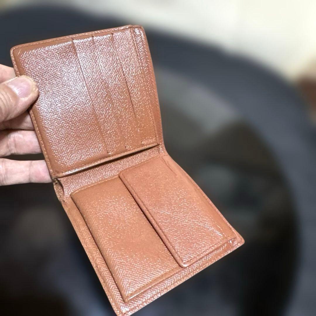 ⑩☆優良品☆ モノグラム♪マルコ☆2つ折り財布★ポケットあり