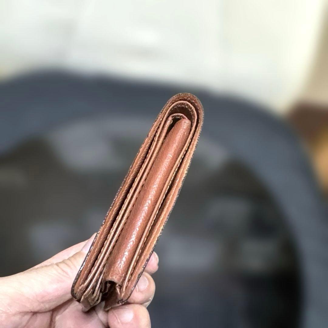 ⑩☆優良品☆ モノグラム♪マルコ☆2つ折り財布★ポケットあり