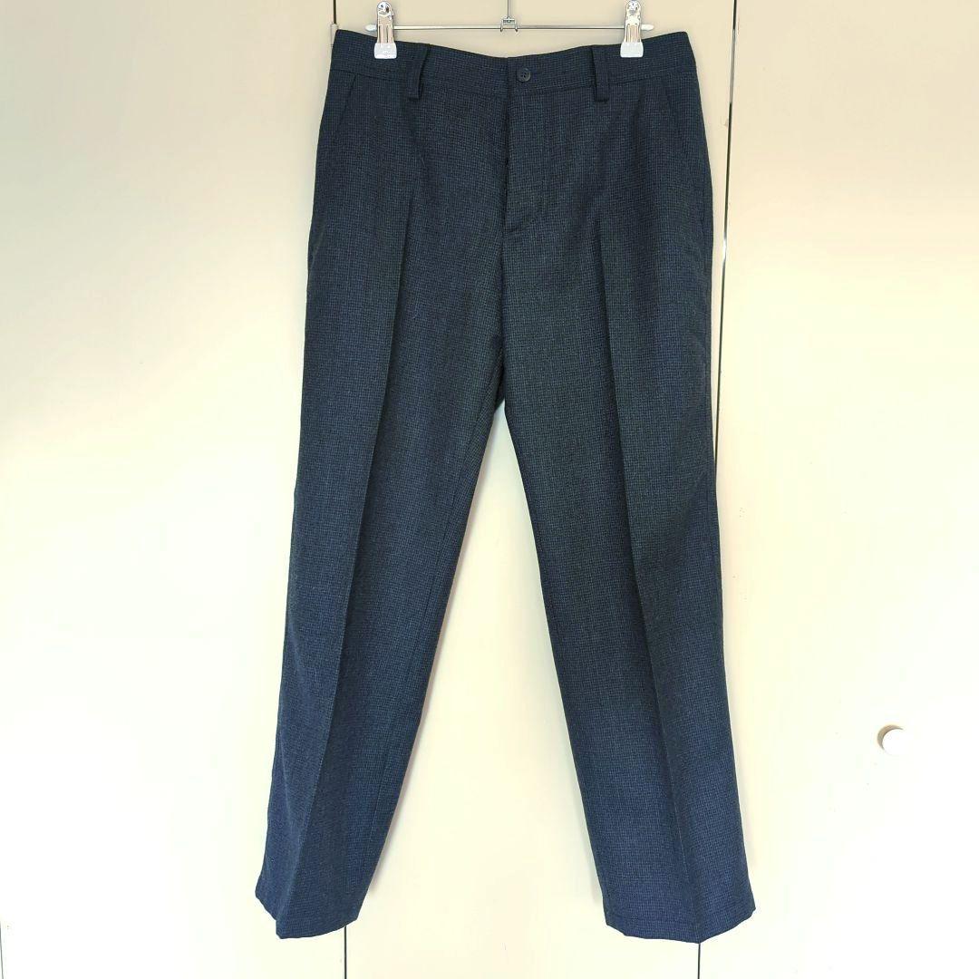 ベルナールザンス BERNARD ZINS スラックス グレー 千鳥格子 38