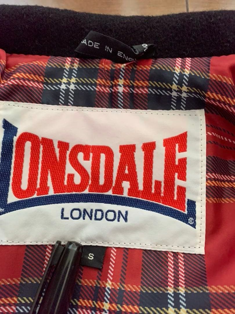 英国製　ロンズデール　ウールジャケット 666 ネバートラスト　ブラック