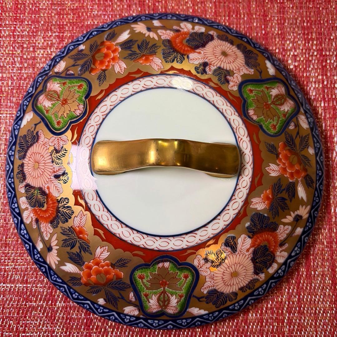 ー有田焼ー 【極美品】 日肥其泉作 昭和年製 極錦金彩古伊万里 陶器三段重