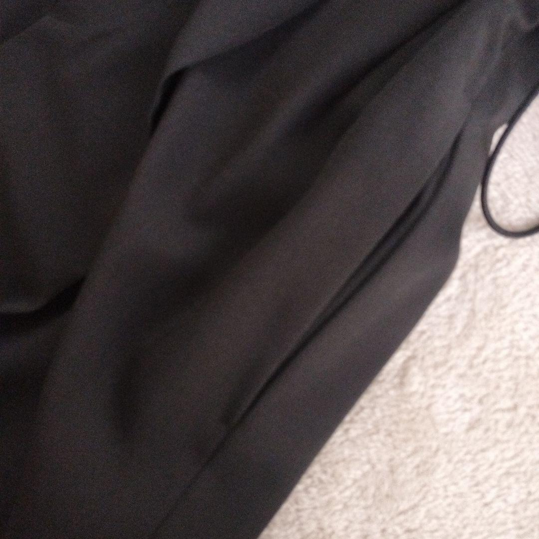 arpege storyサイドギャザーサロペット2025 S black