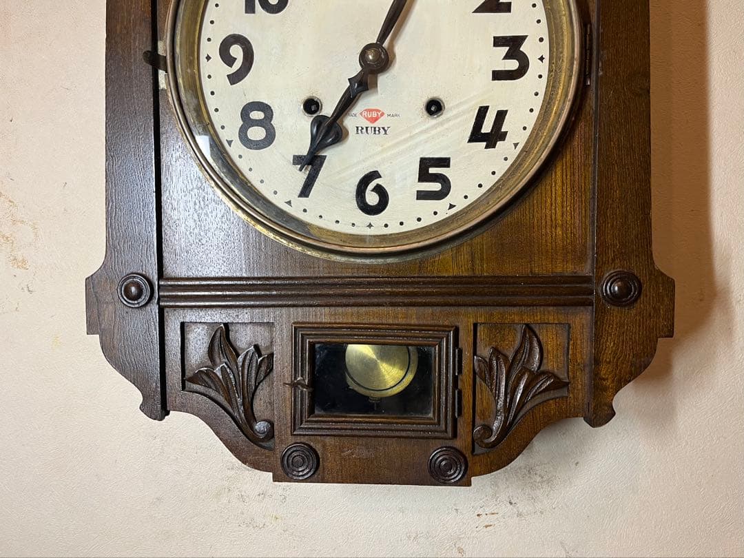 大鐘！　柱時計　古時計　レトロ　振り子　ゼンマイ　ボンボン　アンティーク　精工舎