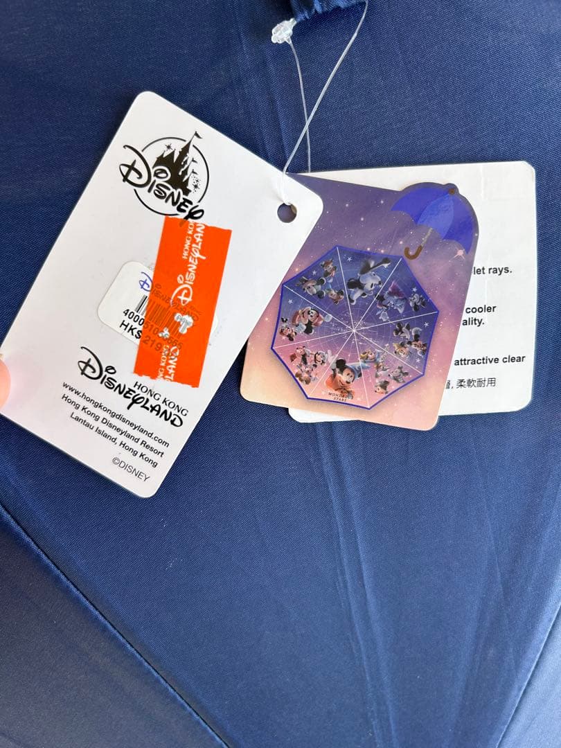 ラスト1点！ 新品 タグ付き 香港ディズニー ミッキー ソーサラー 長傘 UV