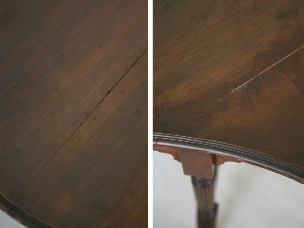 英国アンティーク木製ウィンドウテーブル/オケージョナル/サイド机(89-260)