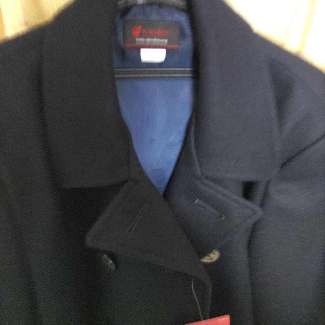 新品未使用タグ付き男女兼用カンコースクールPコート濃紺サイズLL