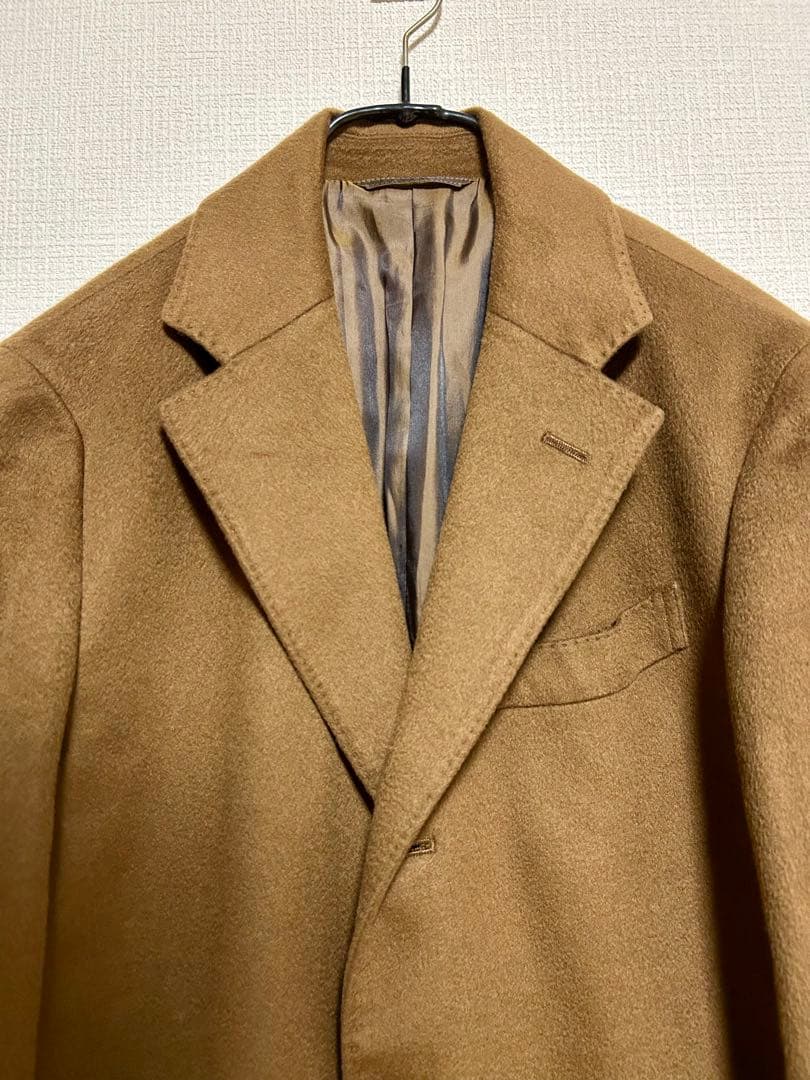 UNIVERSAL LANGUAGE チェスターコート カシミヤ100%