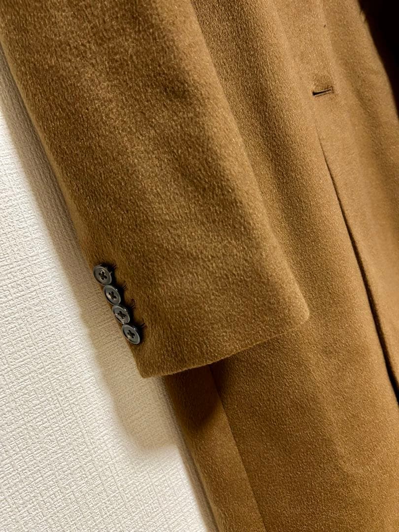 UNIVERSAL LANGUAGE チェスターコート カシミヤ100%