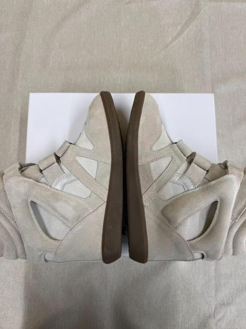 美品isabel marantベージュ スエード ハイカットスニーカー