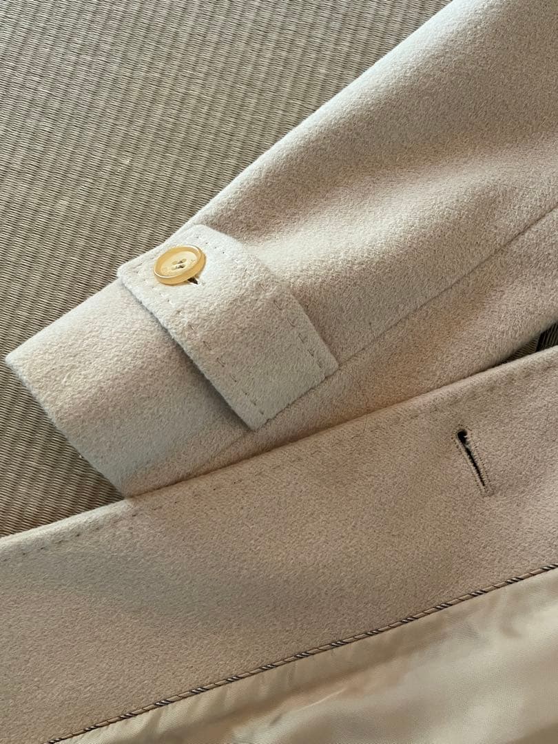 バーバリー　アンゴラ混ウールコート　40 極美品！！