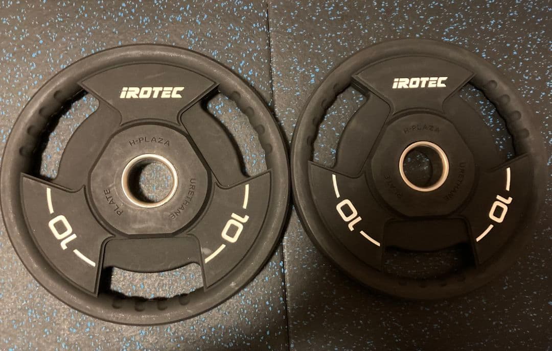 アイロテックプロ オリンピックウレタンプレート10kg2枚　ivanko mbc