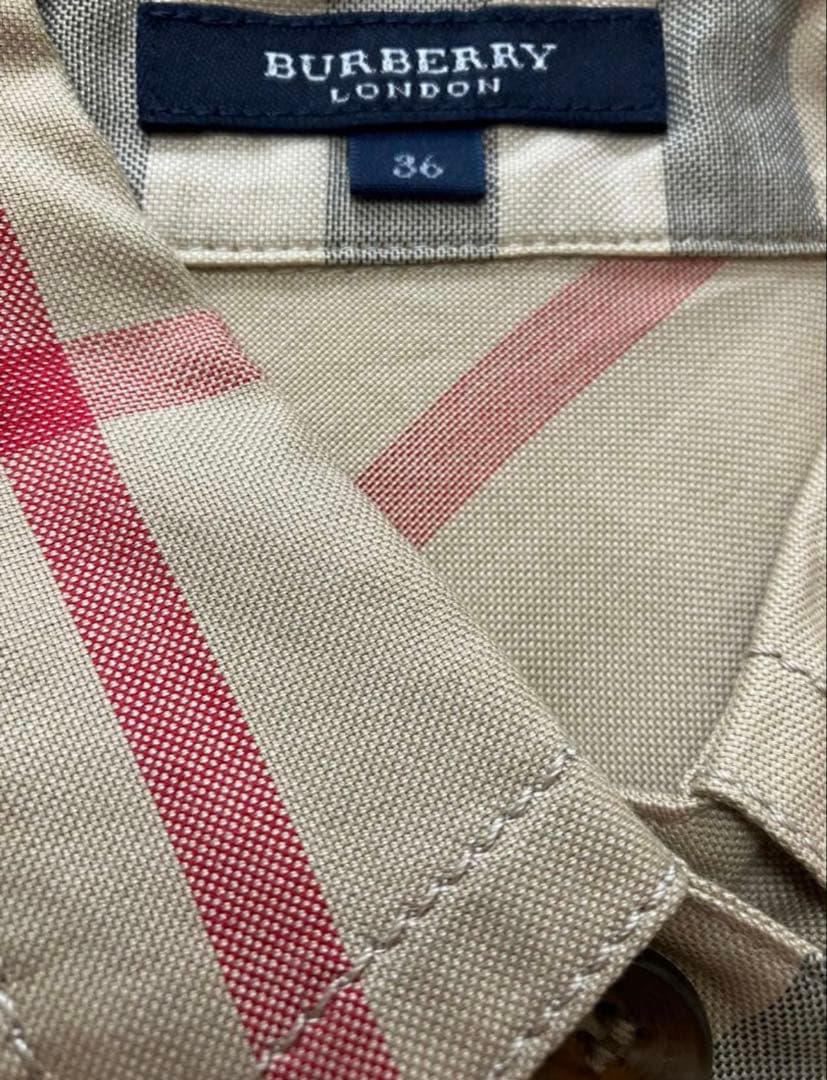 Burberry バーバリーロンドン　ワンピース　 S クリーニング済み。