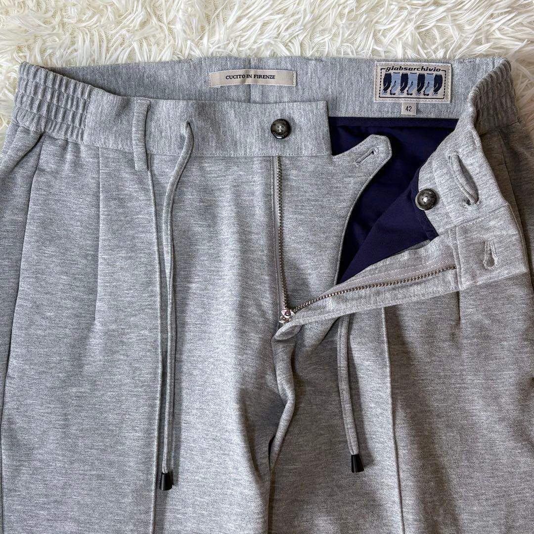 ジャブスアルキヴィオ マサッチョ スラックス ストレッチ グレー 42