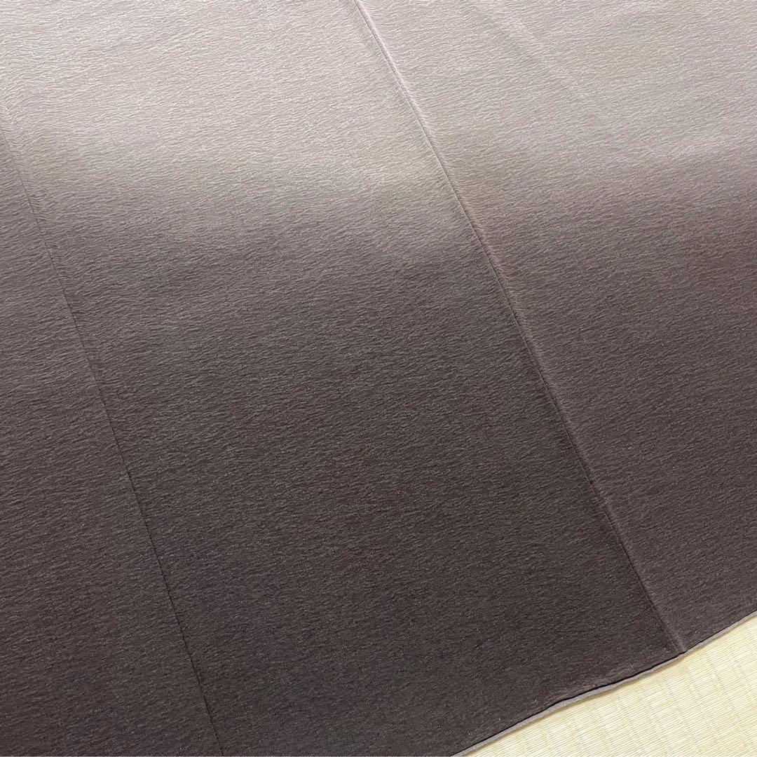 暈し 上品 江戸鼠色 付け下げ訪問着 紋なし ガード加工