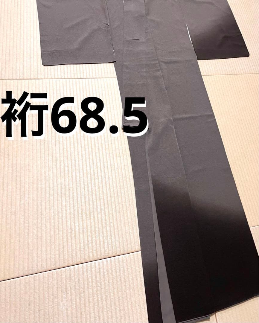 暈し 上品 江戸鼠色 付け下げ訪問着 紋なし ガード加工