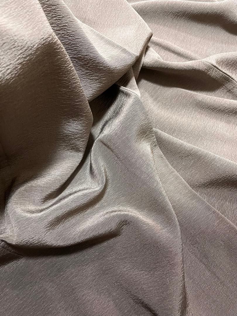 暈し 上品 江戸鼠色 付け下げ訪問着 紋なし ガード加工