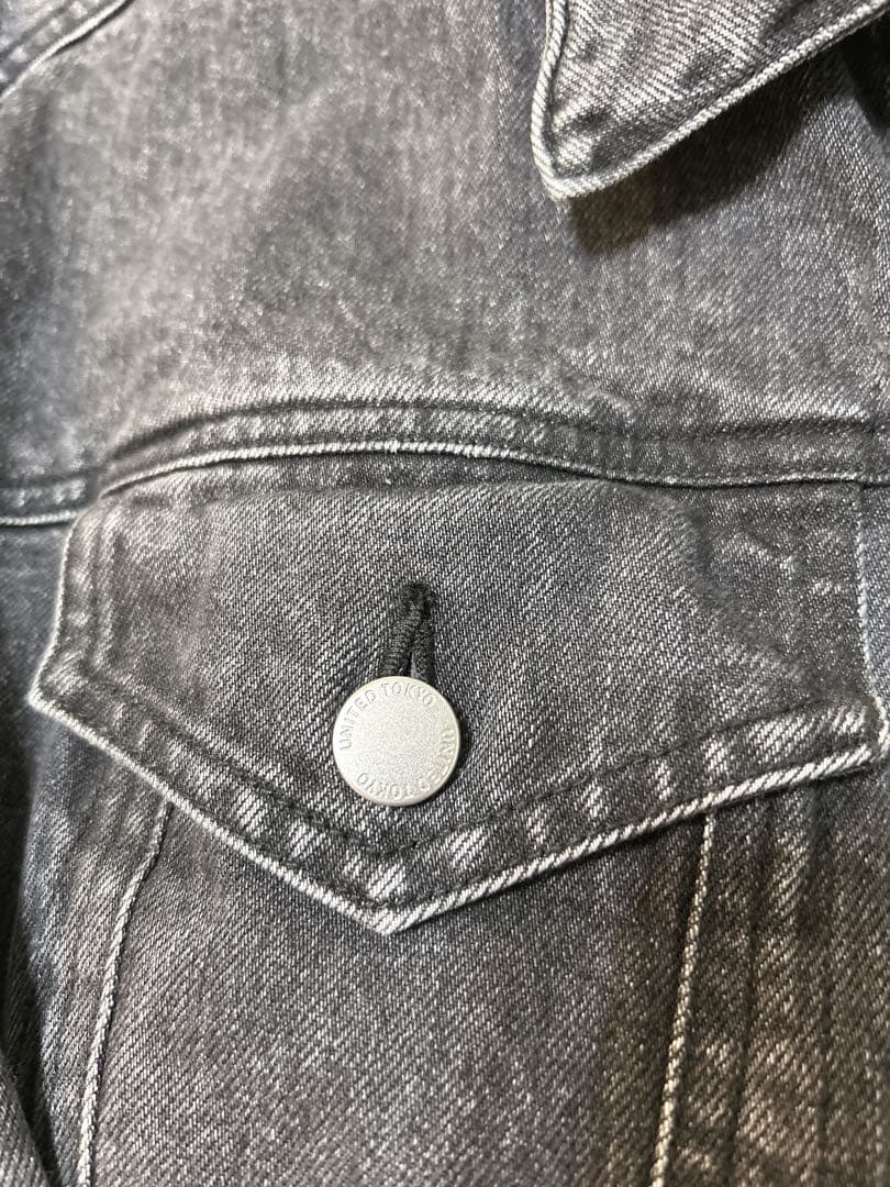 UNITED ARROWS クロップドデニムジャケット ダークグレー