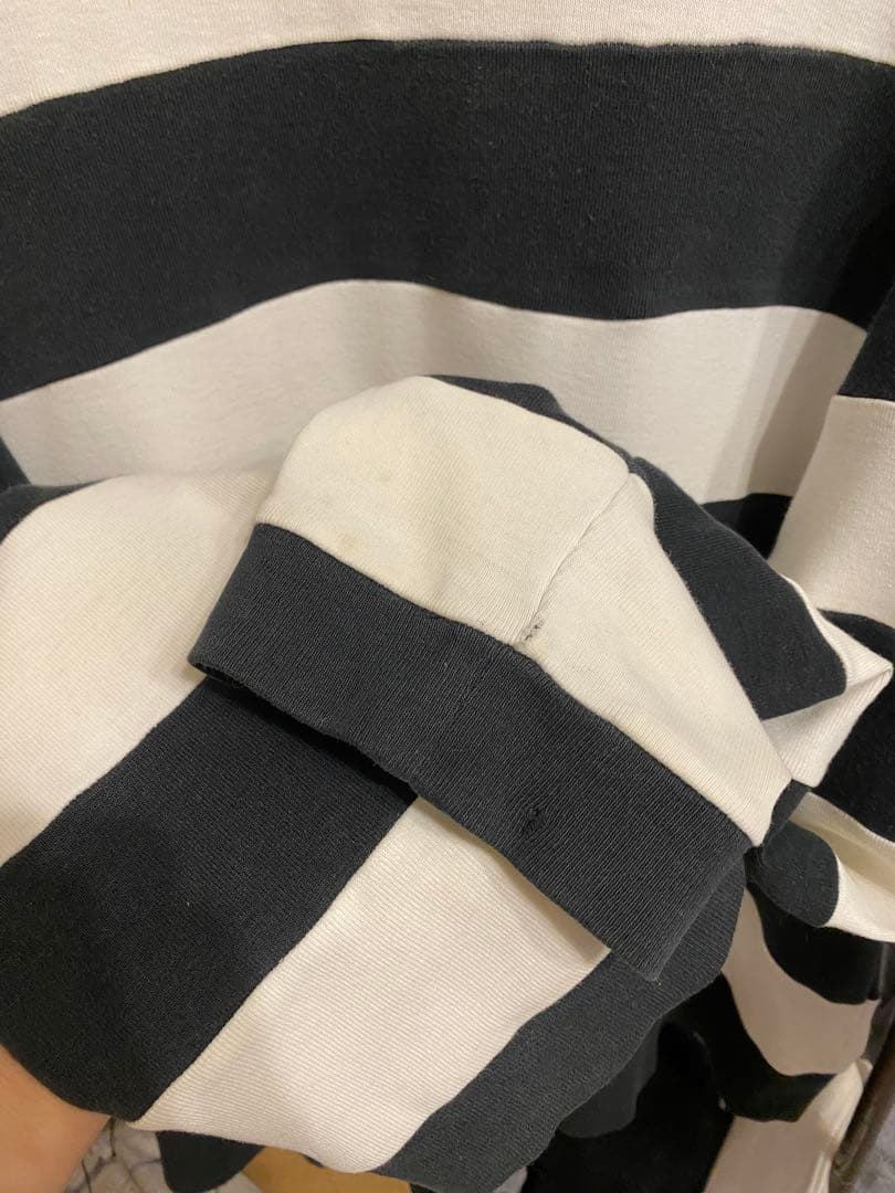 トップス 1990's A Bathing Ape Border Rongsleeve