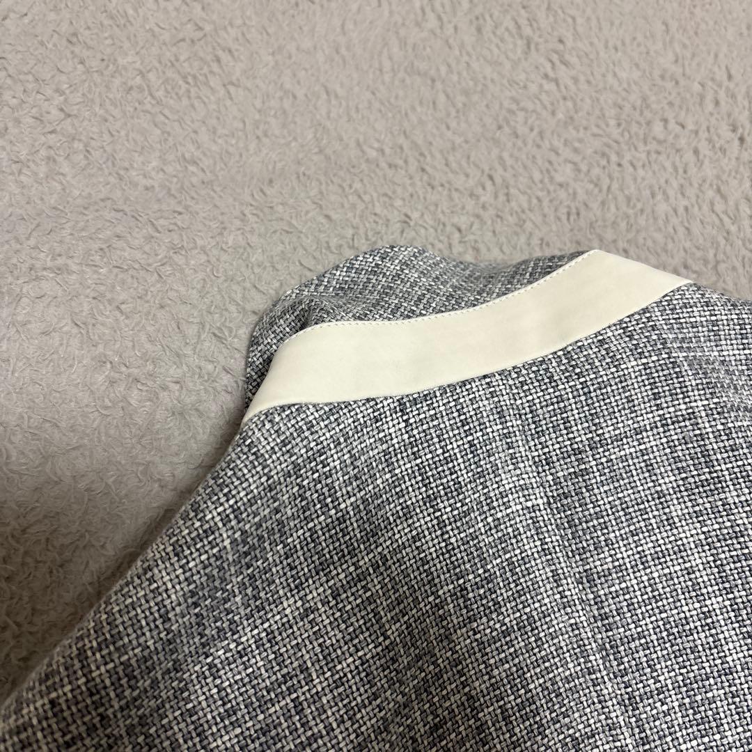 ErmenegildoZegna ジャケット　グレー　現行タグ　黒タグ　美品