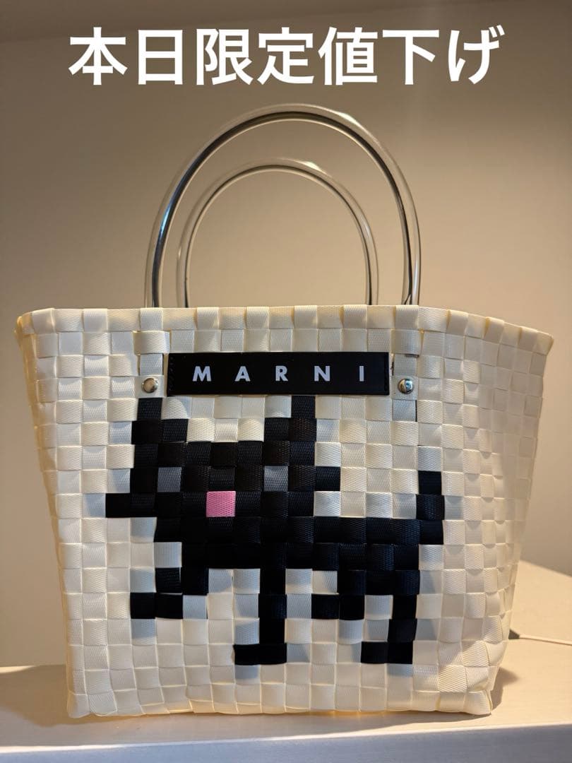 MARNI マルニ かごバッグ ハンドバッグ　猫　動物　新品未使用