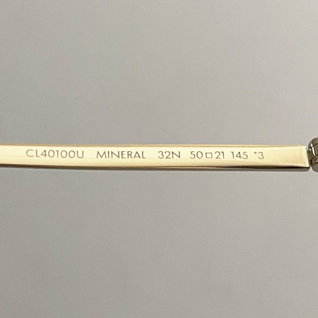 CELINE セリーヌ サングラス CL40100U 極美品 ゴールド