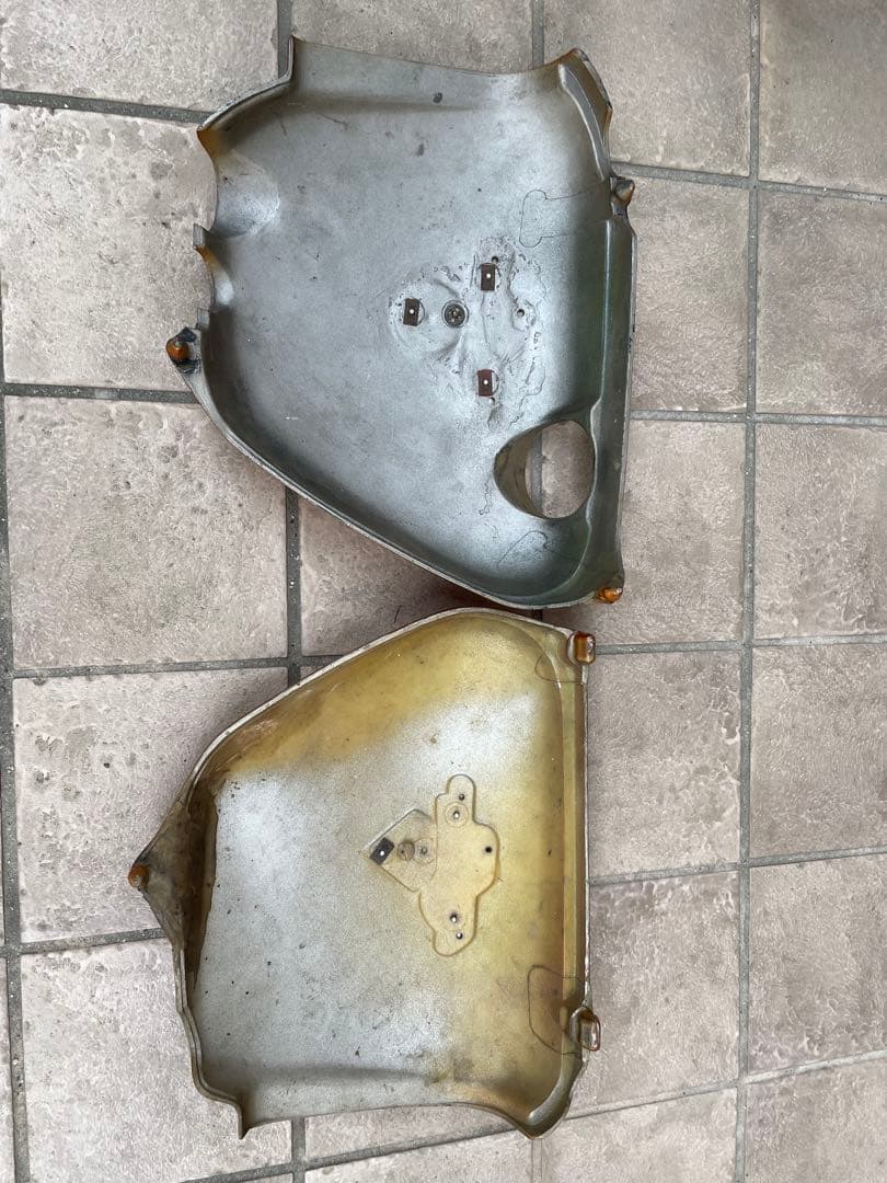 美品⭐︎CB750four HONDA タンク、サイドカバーセット 貴重ゴールド