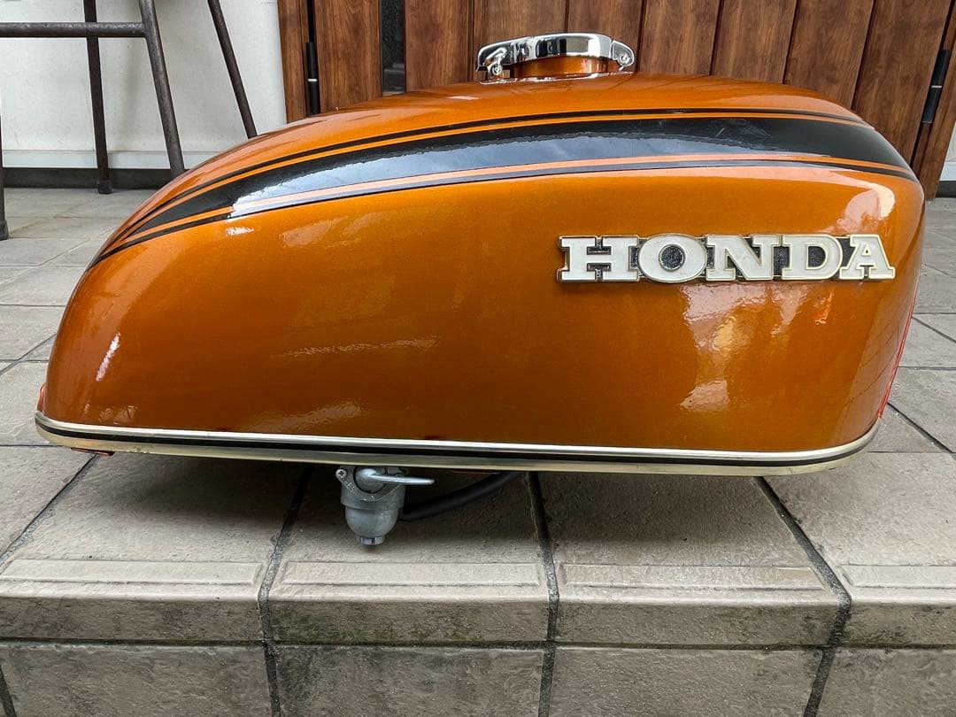 美品⭐︎CB750four HONDA タンク、サイドカバーセット 貴重ゴールド