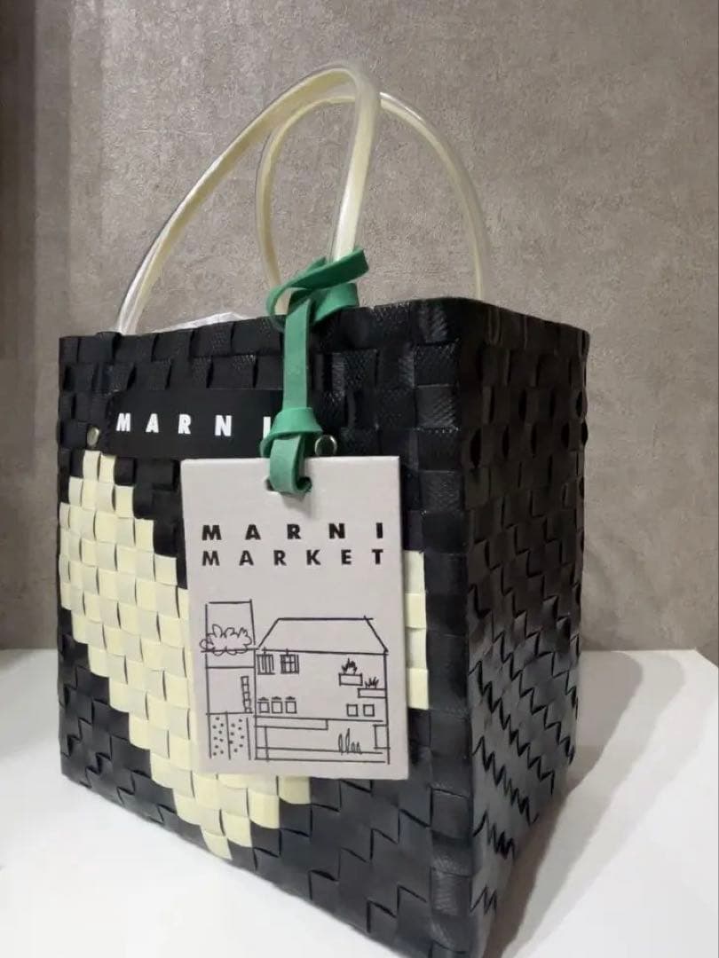 MARNI かごバッグ バスケット LOVE MINI BASKETBAGハート