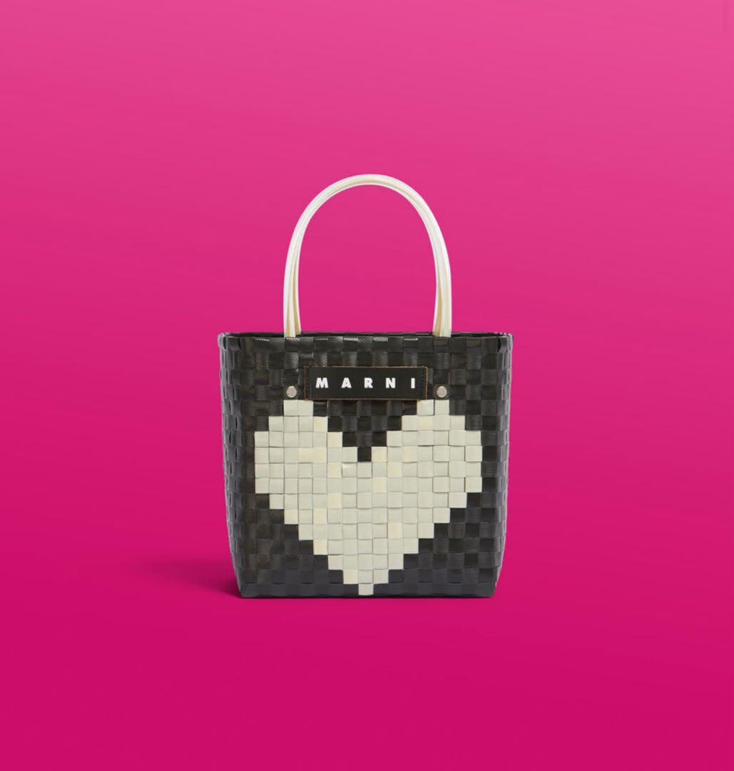 MARNI かごバッグ バスケット LOVE MINI BASKETBAGハート