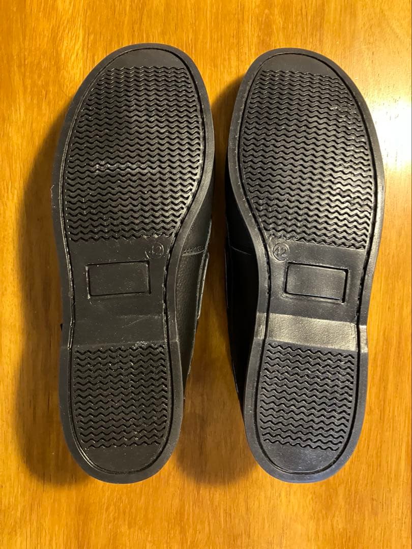 BLUE BLUE デッキシューズ　ブラック　４２