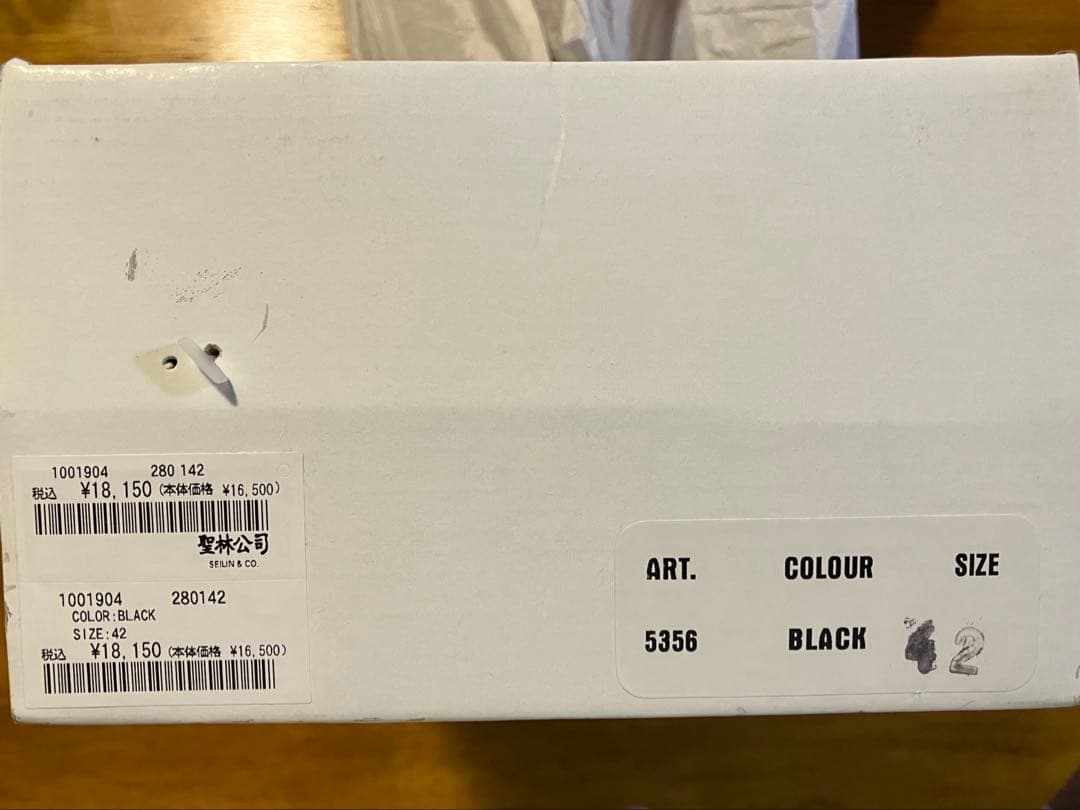 BLUE BLUE デッキシューズ　ブラック　４２