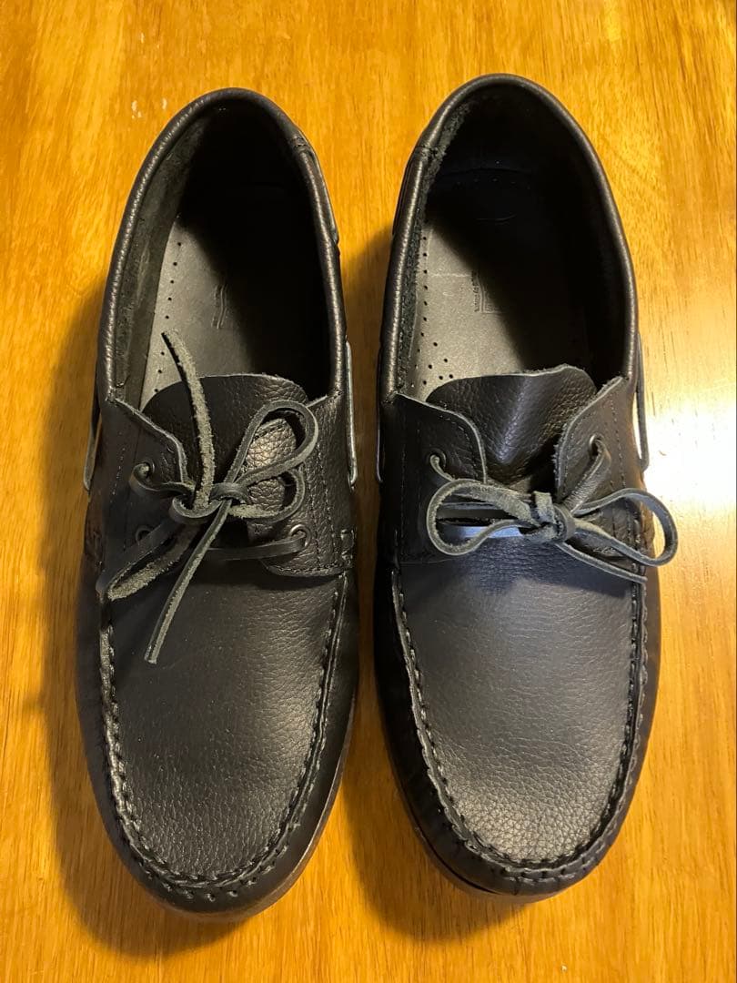 BLUE BLUE デッキシューズ　ブラック　４２