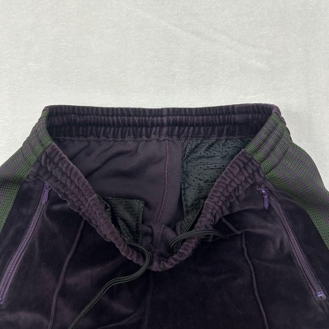 H845 美品 S ニードルズ スウェード パンツ パープル グリーン メンズ
