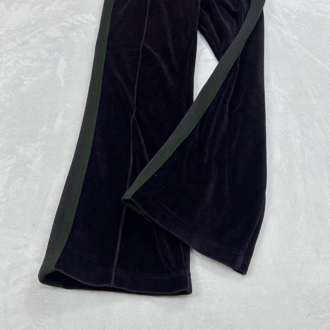 H845 美品 S ニードルズ スウェード パンツ パープル グリーン メンズ