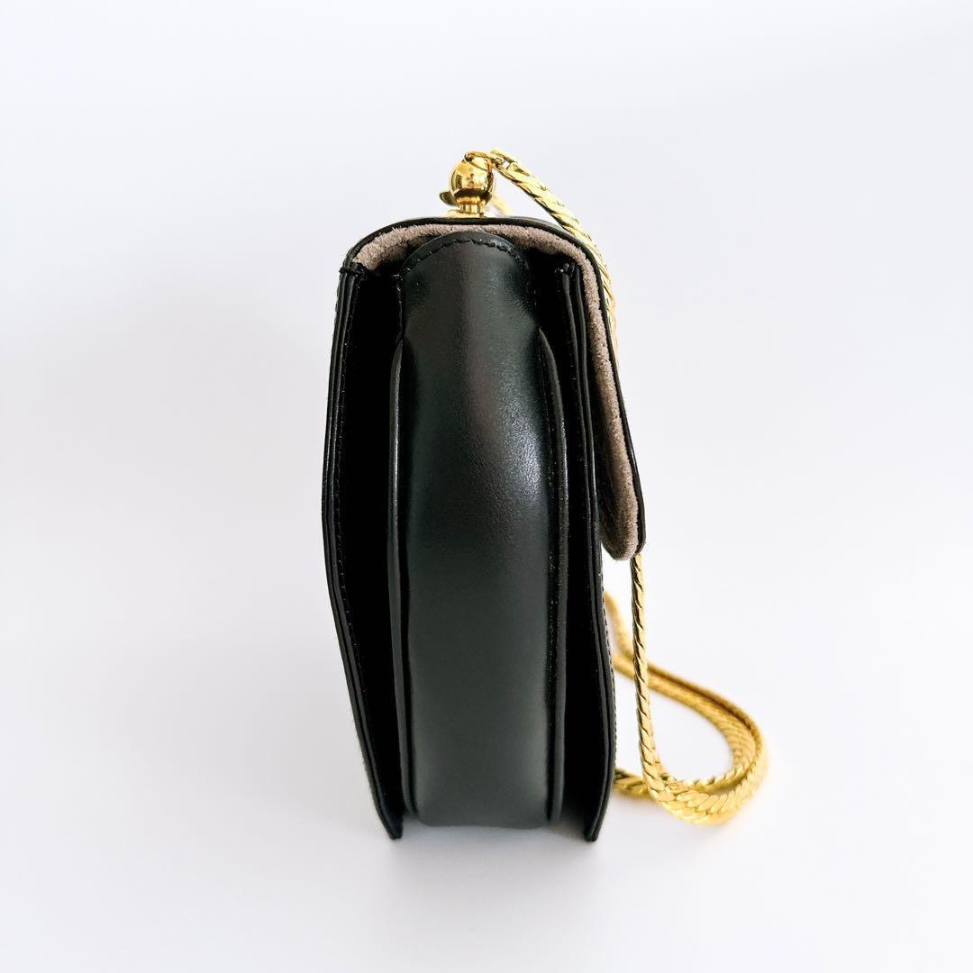 グッチ ポシェット パーティーバッグ チェーンショルダーバッグ レディース 黒