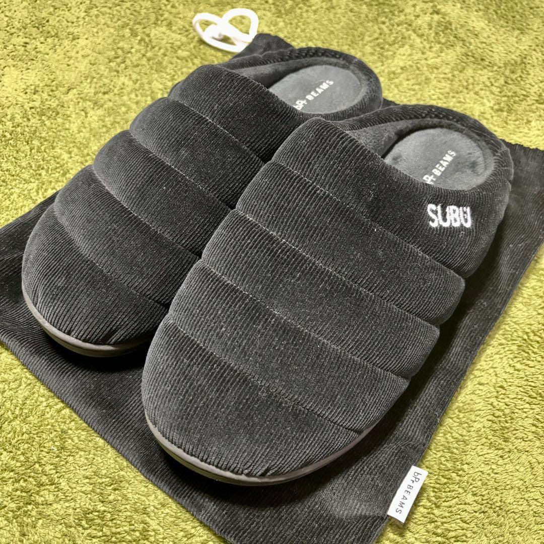 SUBU スブ bPr BEAMS ビームス 別注 コーデュロイ サンダル 28