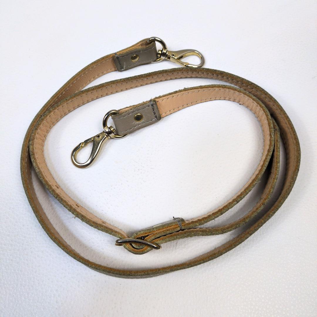 ヤングアンドオルセン プチレザートート ショルダーバッグ グレージュ 2way