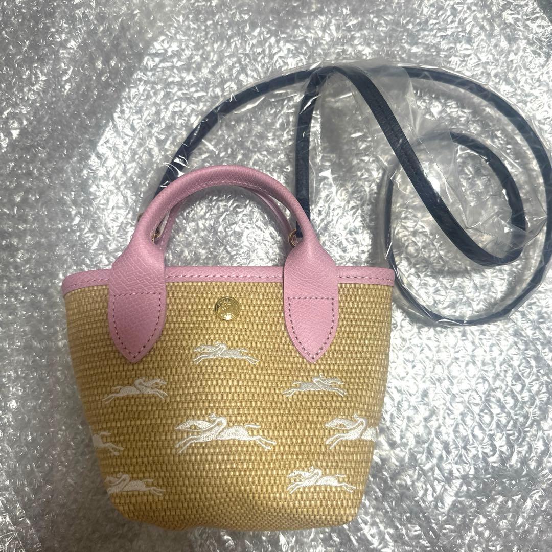 【新品未使用】LONGCHAMP かごバッグ ショルダーバッグ
