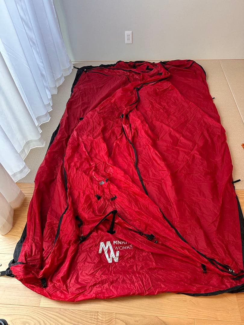 希少品 MINIMAL WORKS パプリカレッド ドーム型テント