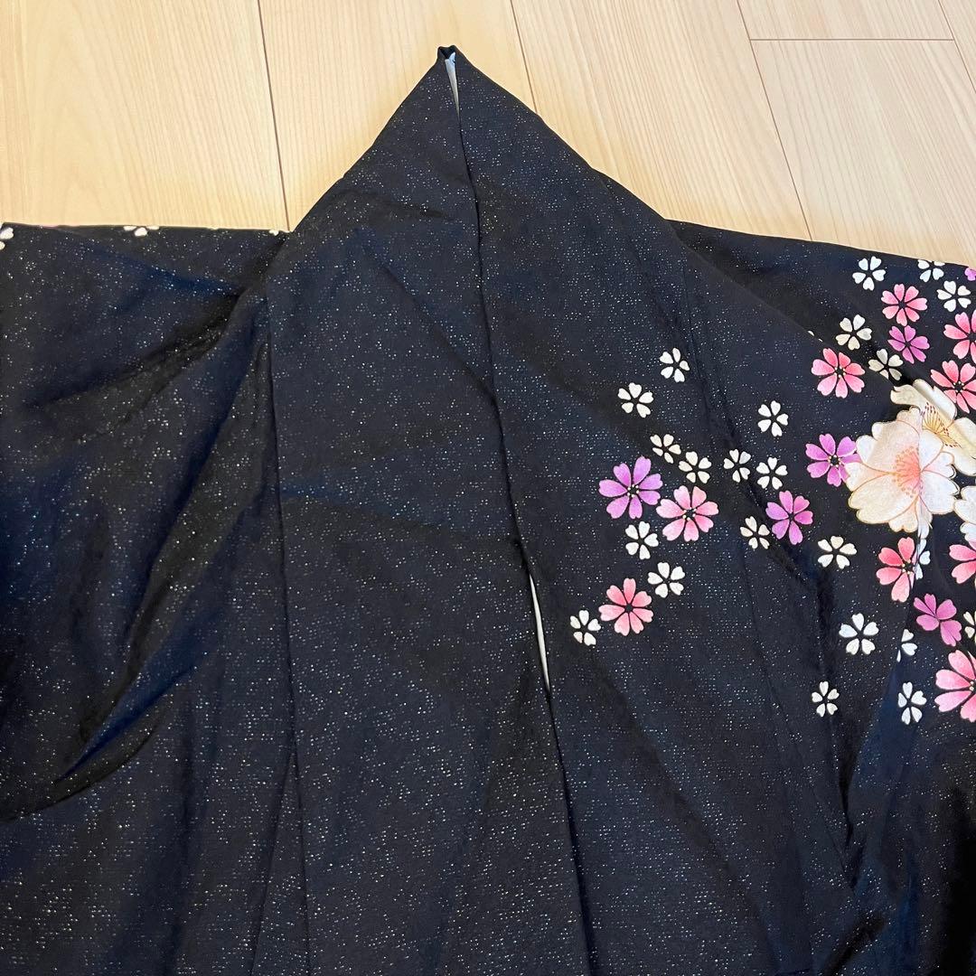 振袖セット　黒　ピンク　sMH2410154